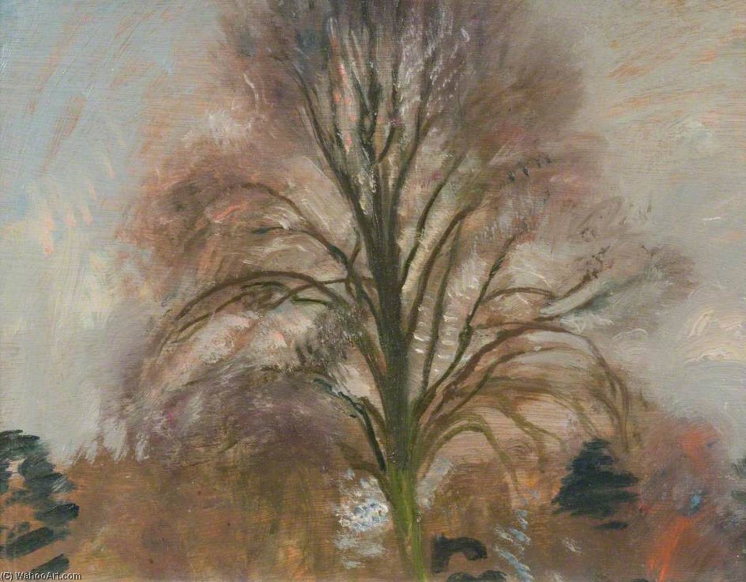 A Tree Study (recto) — アルフレッド・ミュニングス
