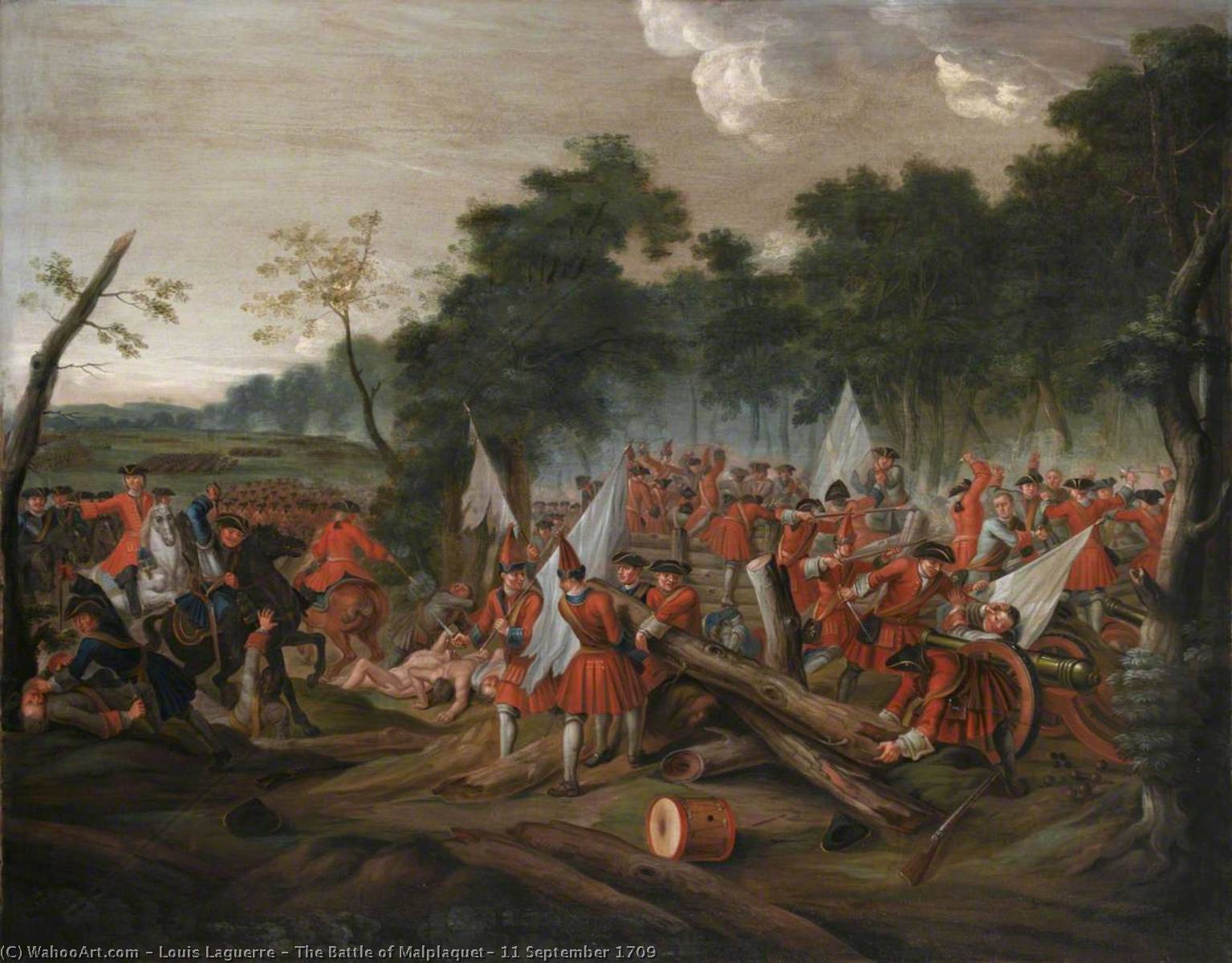 The Battle Of Malplaquet, 11 September 1709 — Louis Laguerre
