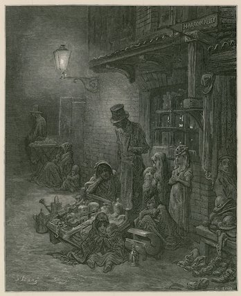Slums In London - — Gustav Dore
