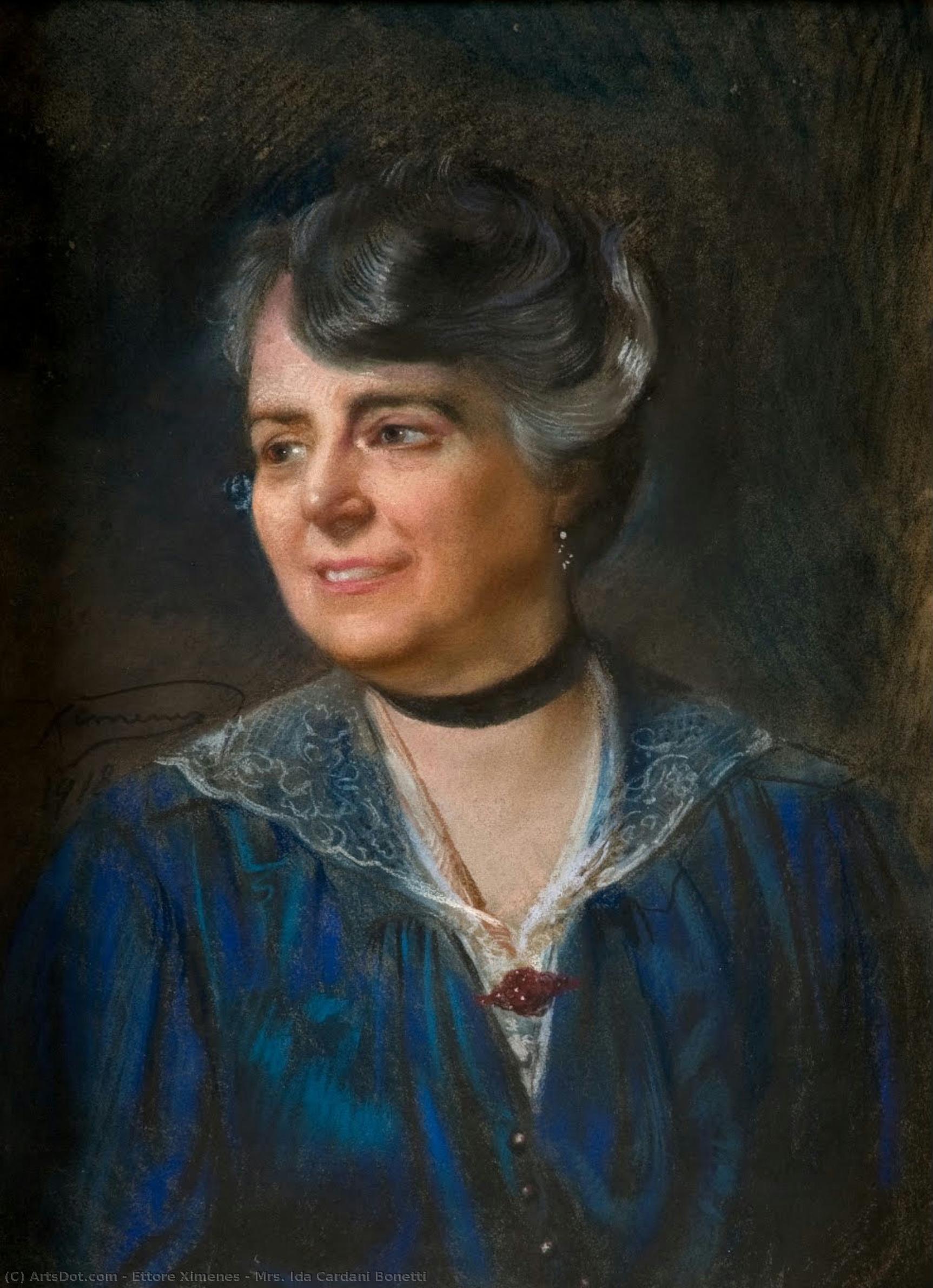 Mrs. Ida Cardani Bonetti — Ettore Ximenes