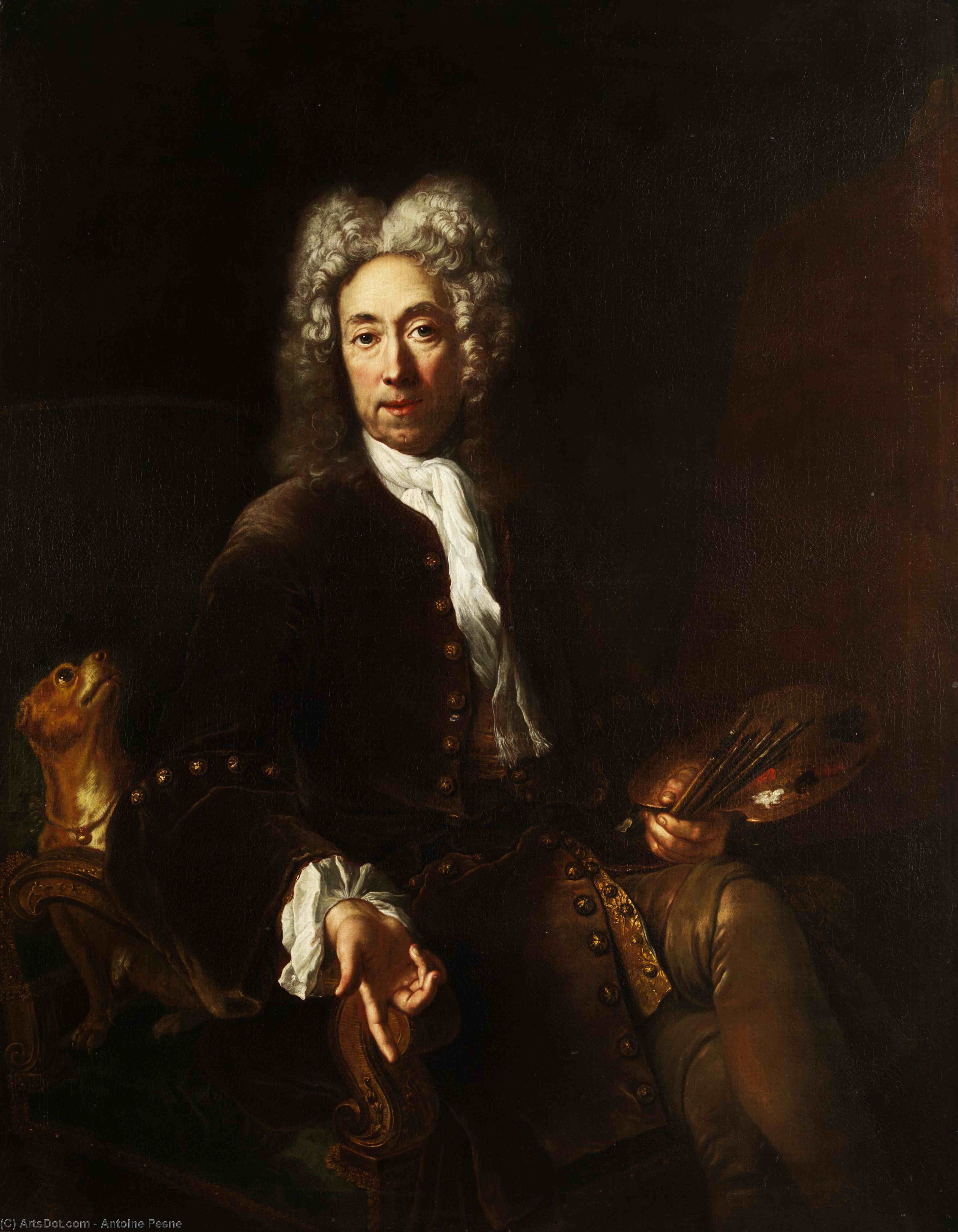 Portrait Of Jean Baptiste Gayot Dubuisson — Antuan Pesne