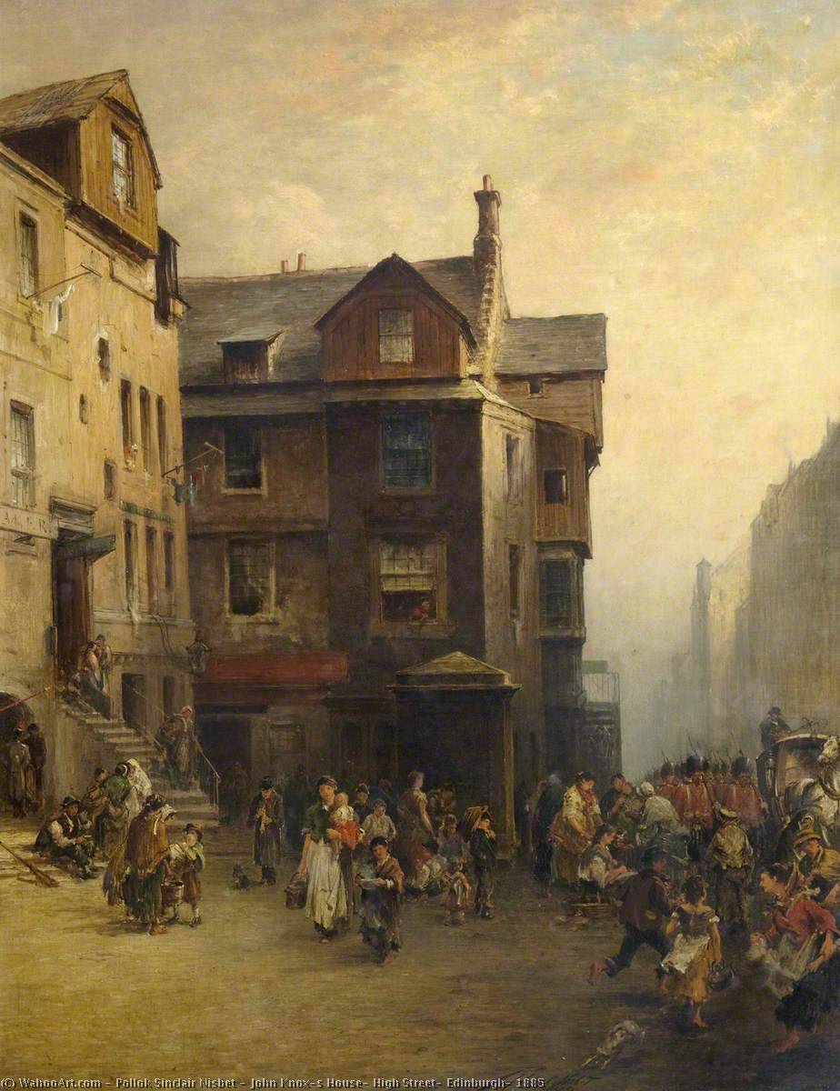 John Knox's House, High Street, Edinburgh, 1885 — Pollok Sinclair Nisbet