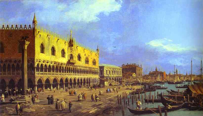 Riva Degli Schiavoni - Looking East — Canaletto