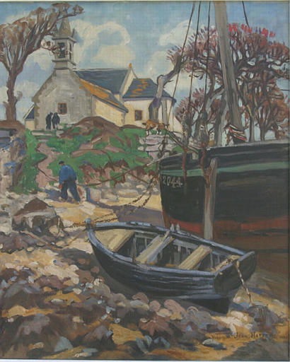 Bateau À St Cado — Yvonne Jean Haffen