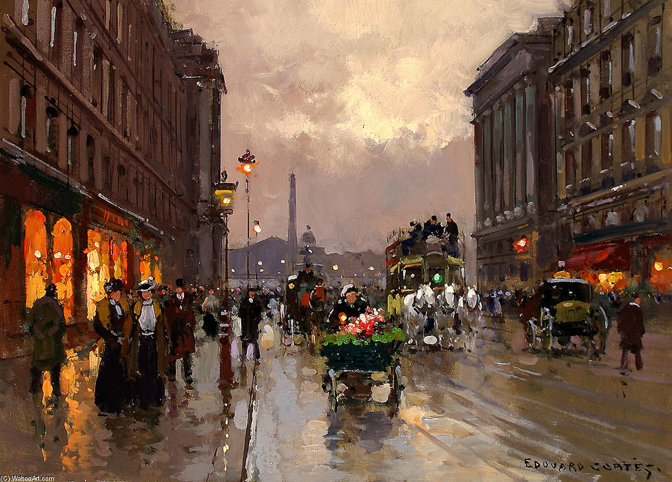 Concorde And Rue Royale — Edouard Cortès