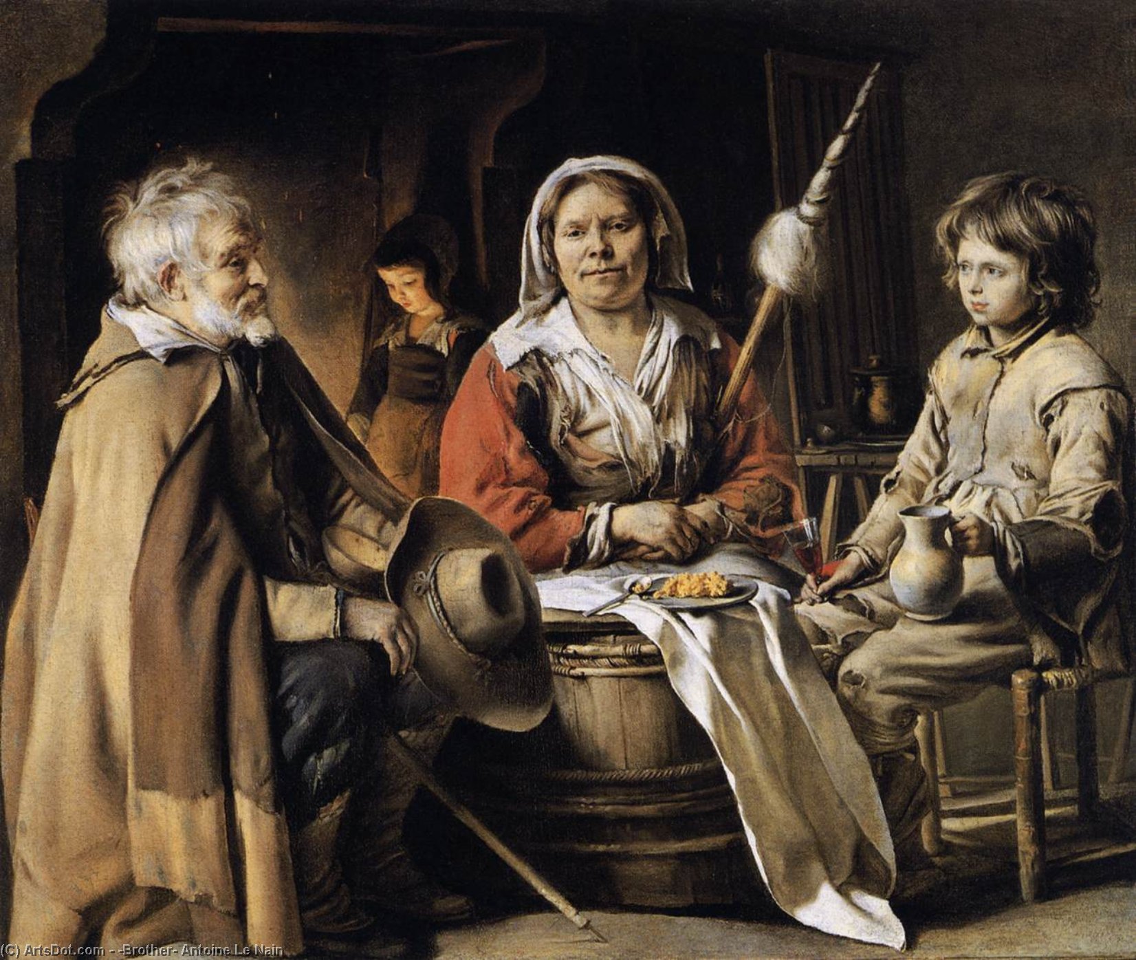 Peasant Interior — Antoine Le Nain