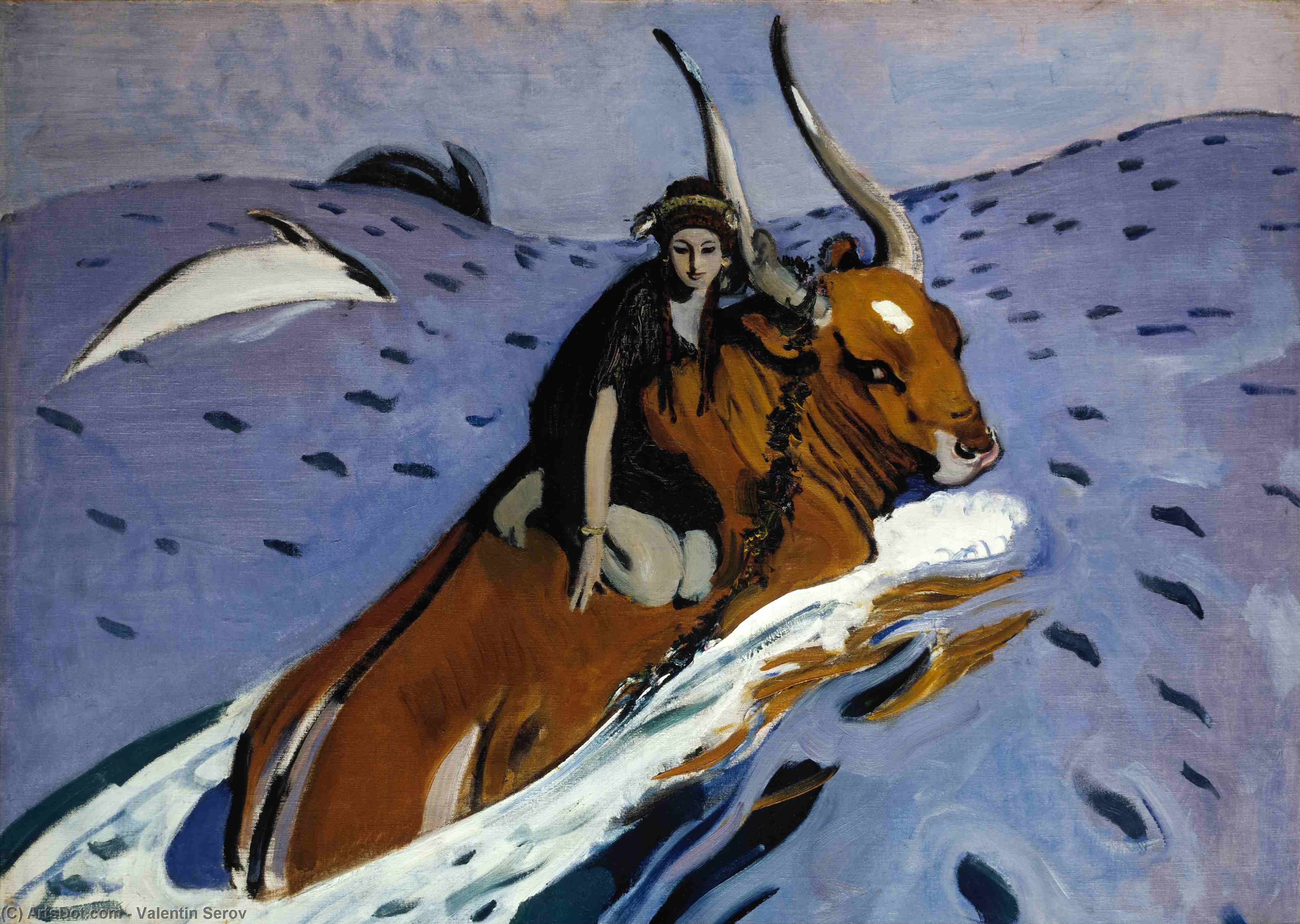 The Rape Of Europa — Valentín Aleksándrovich Sérov