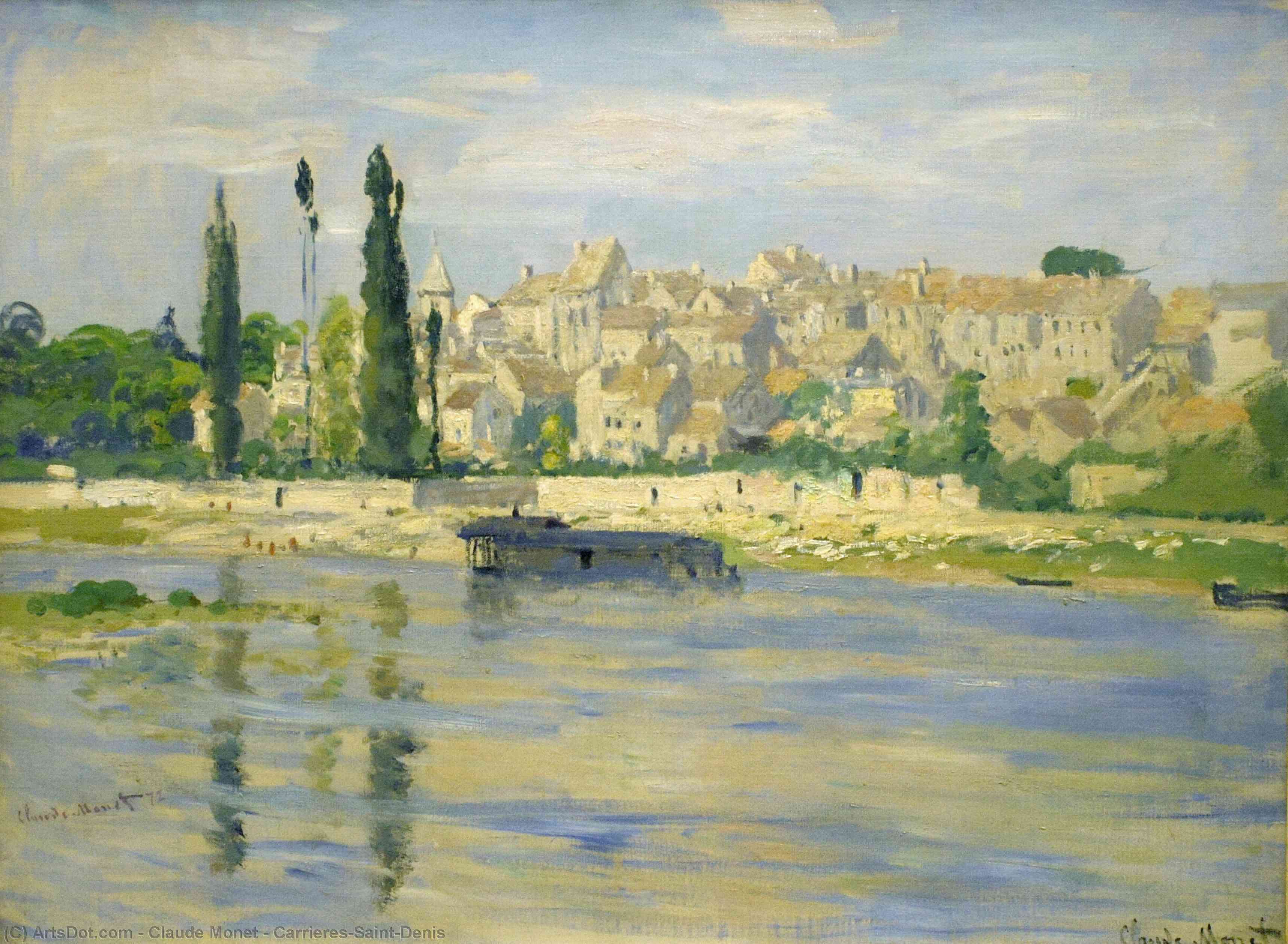Carrieres-saint-denis — Claude Monet