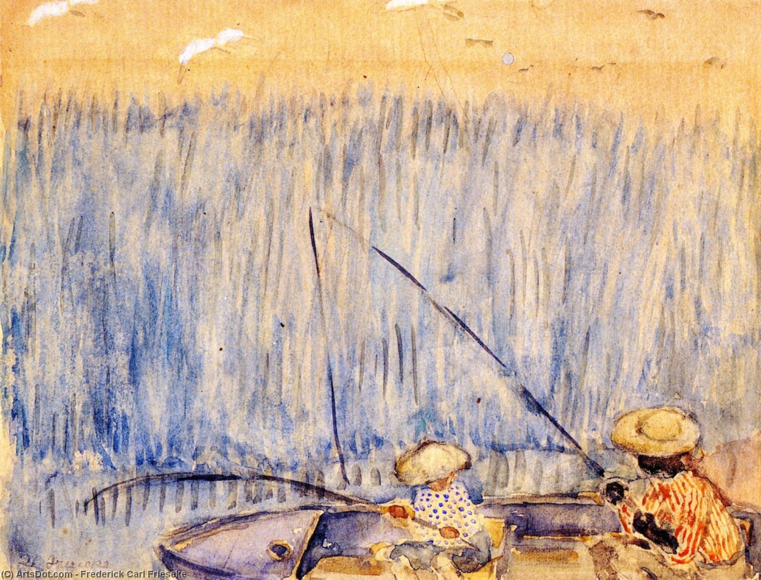 Fishing In The Swamp — Frederick Carl Frieseke