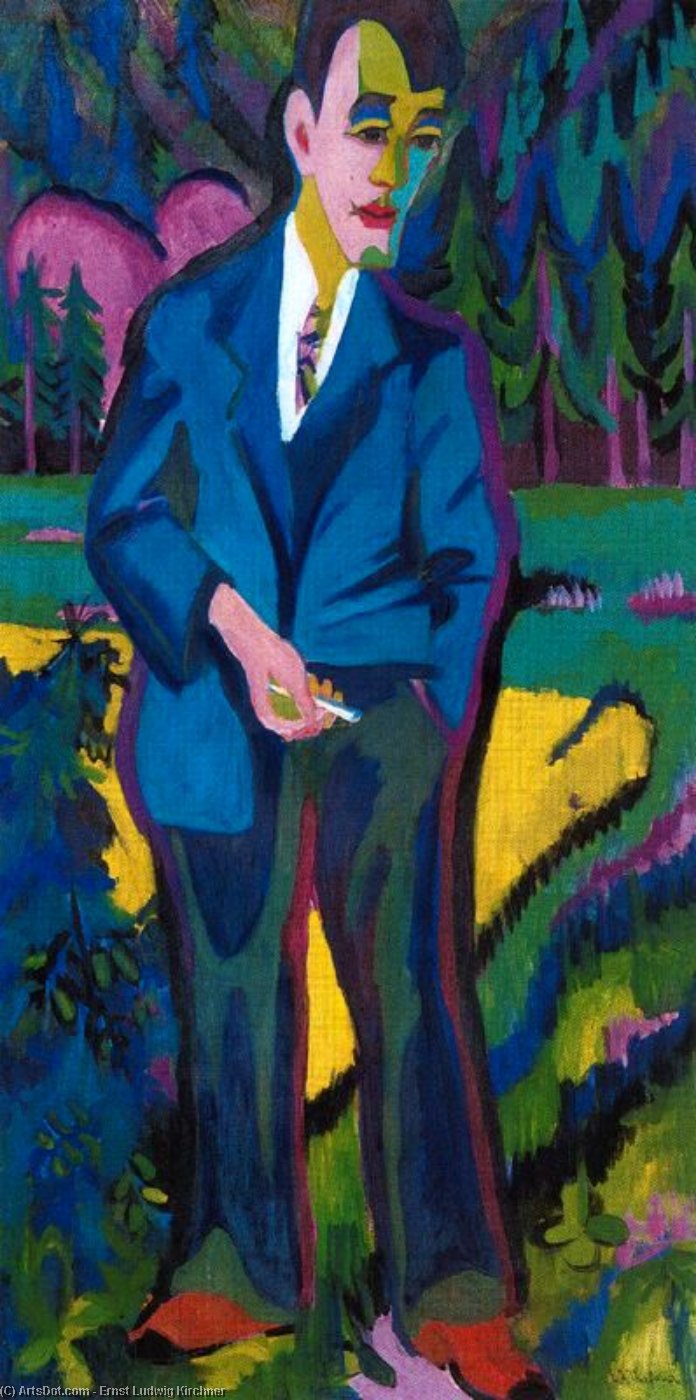 Young Artist, Hans Schiess — Ernst Ludwig Kirchner
