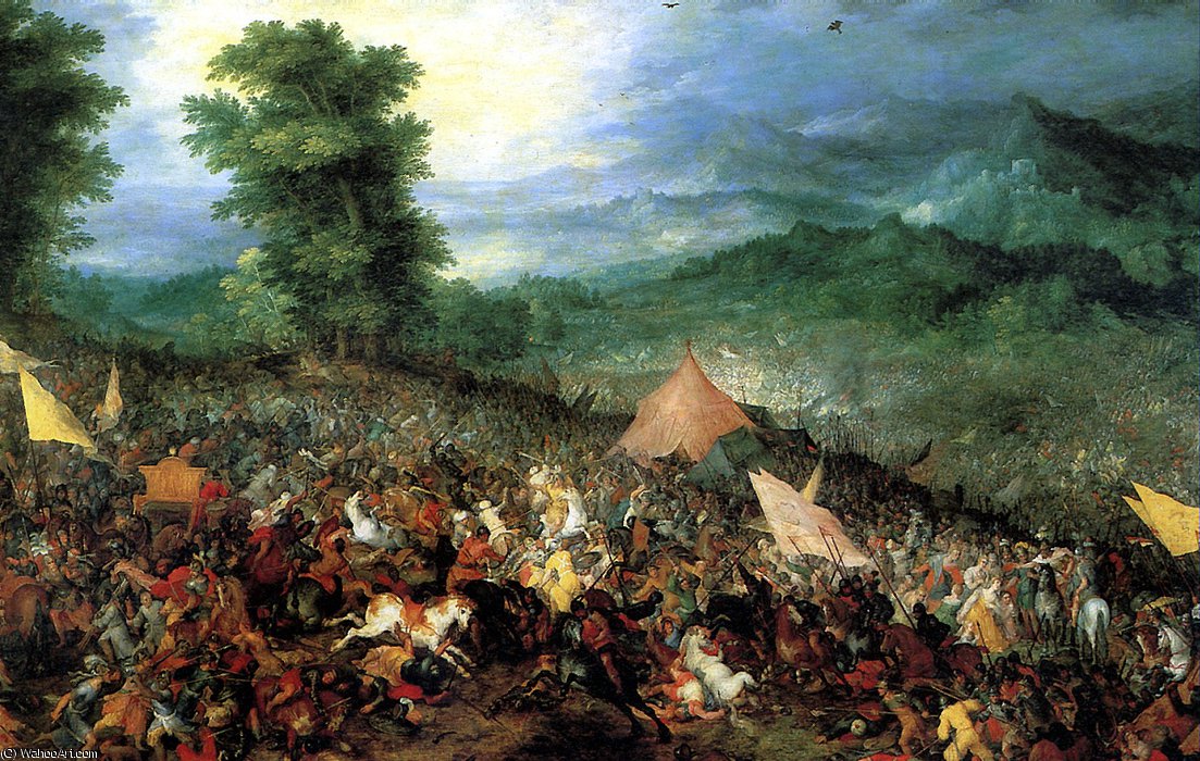 The Battle Of Issus — Jan Brueghel The Elder