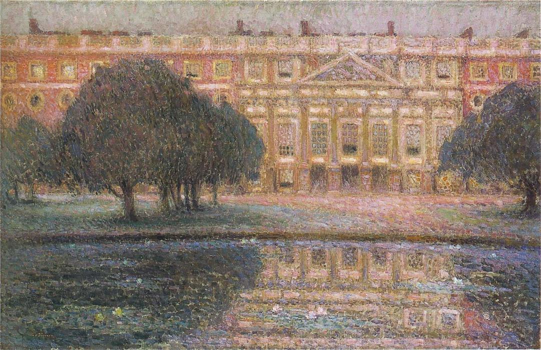 Summer Afternoon At The Palace Of Hampton Court — Henri Le Sidaner
