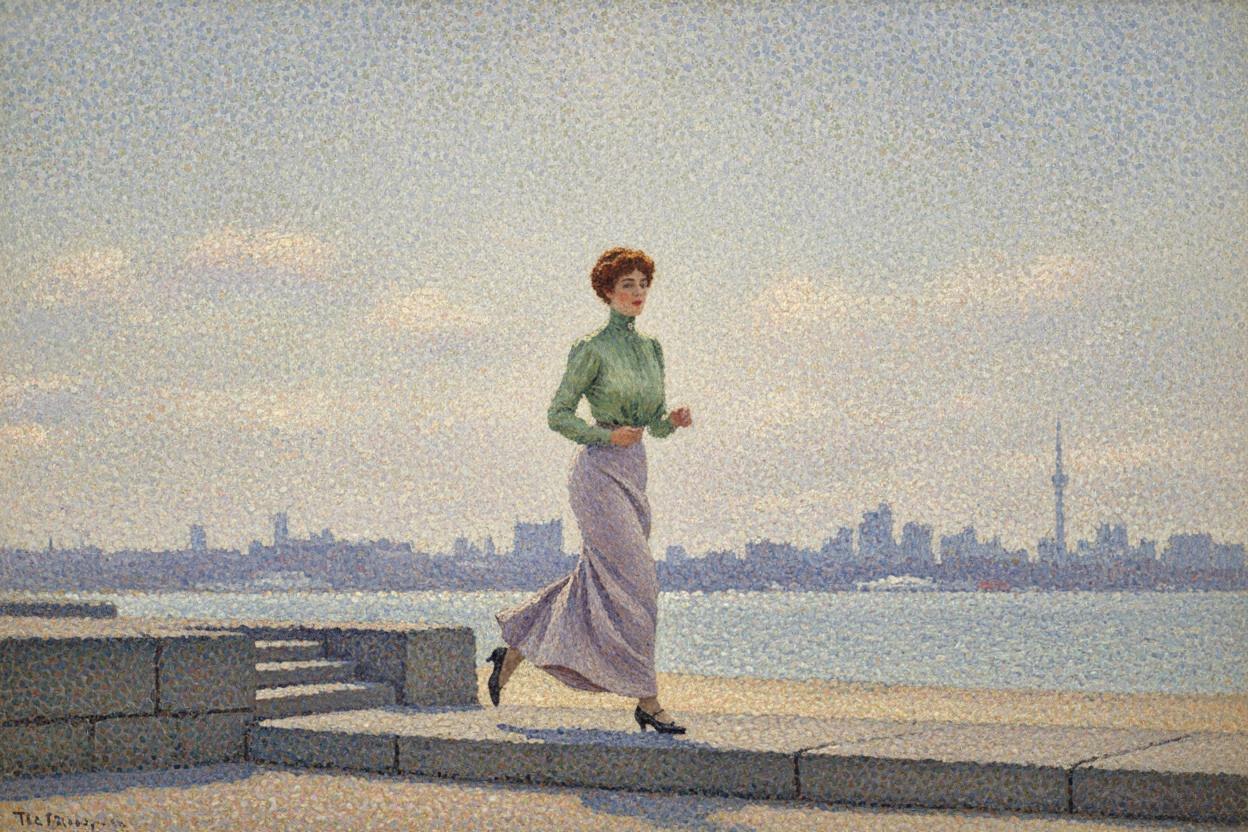Solace In Motion: A Pointillist Promenade — Pauline Delorme