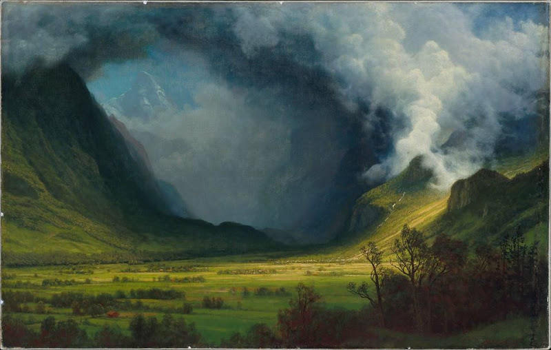Storm In The Mountains — Albert Bierstadt