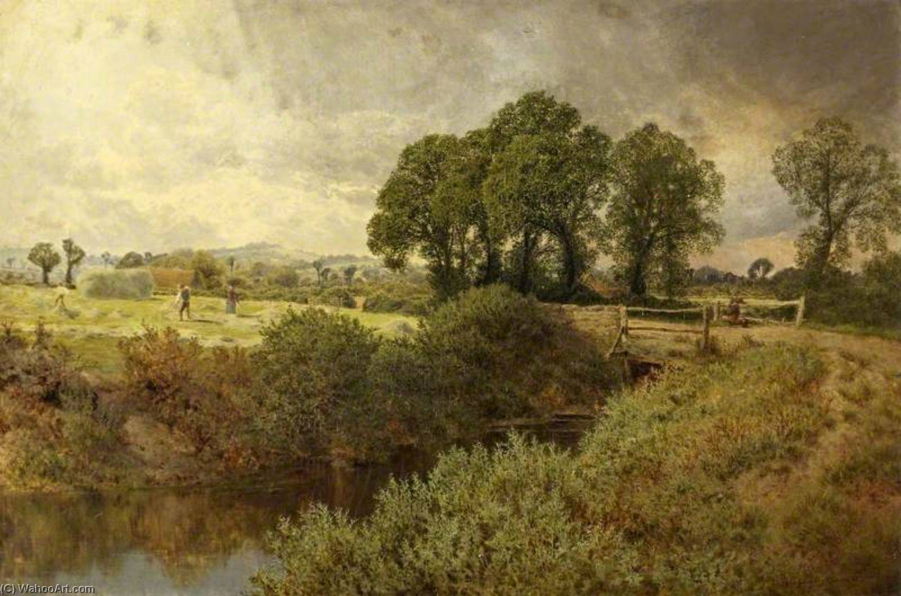 Landscape With Haymakers — John Clayton Adams