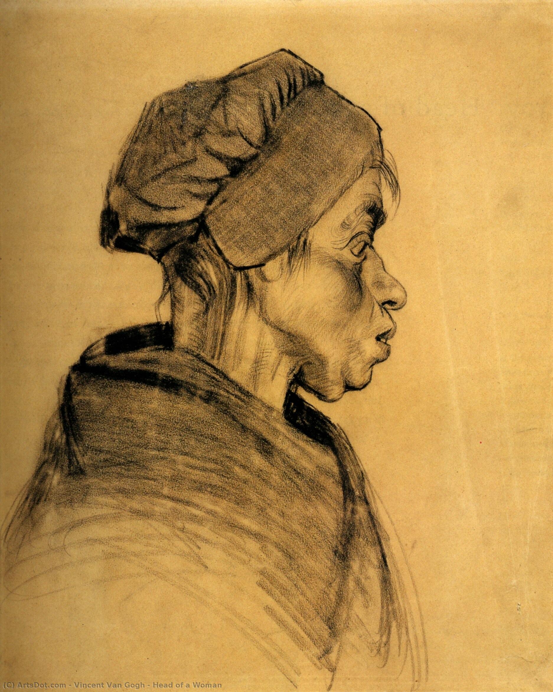 Head Of A Woman — Vincent Van Gog