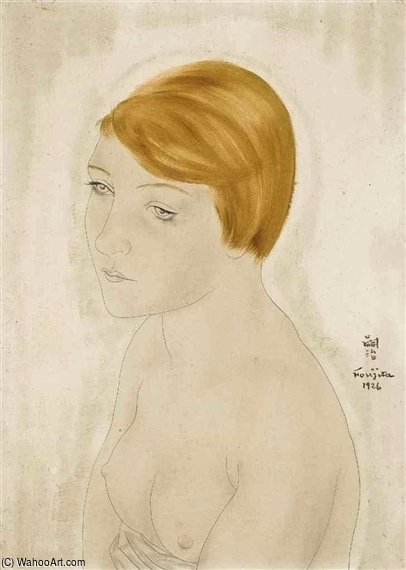 Portrait De Youki — Léonard Tsuguharu Foujita