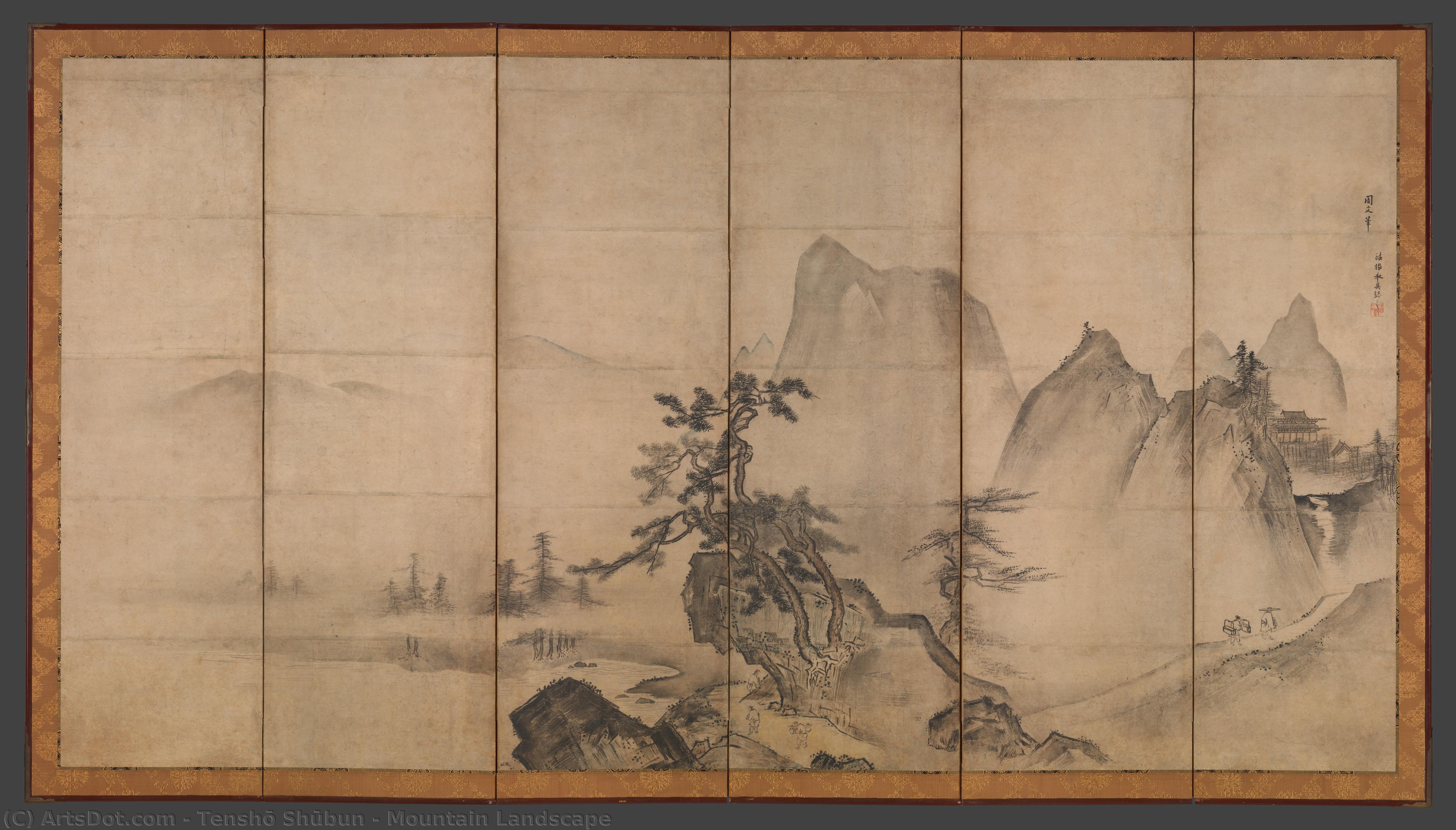 Mountain Landscape — Tenshō Shūbun