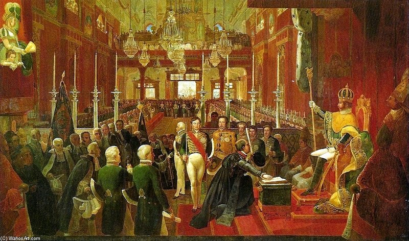 Coronation Of Pedro I Of Brazil — Jean-baptiste Debret
