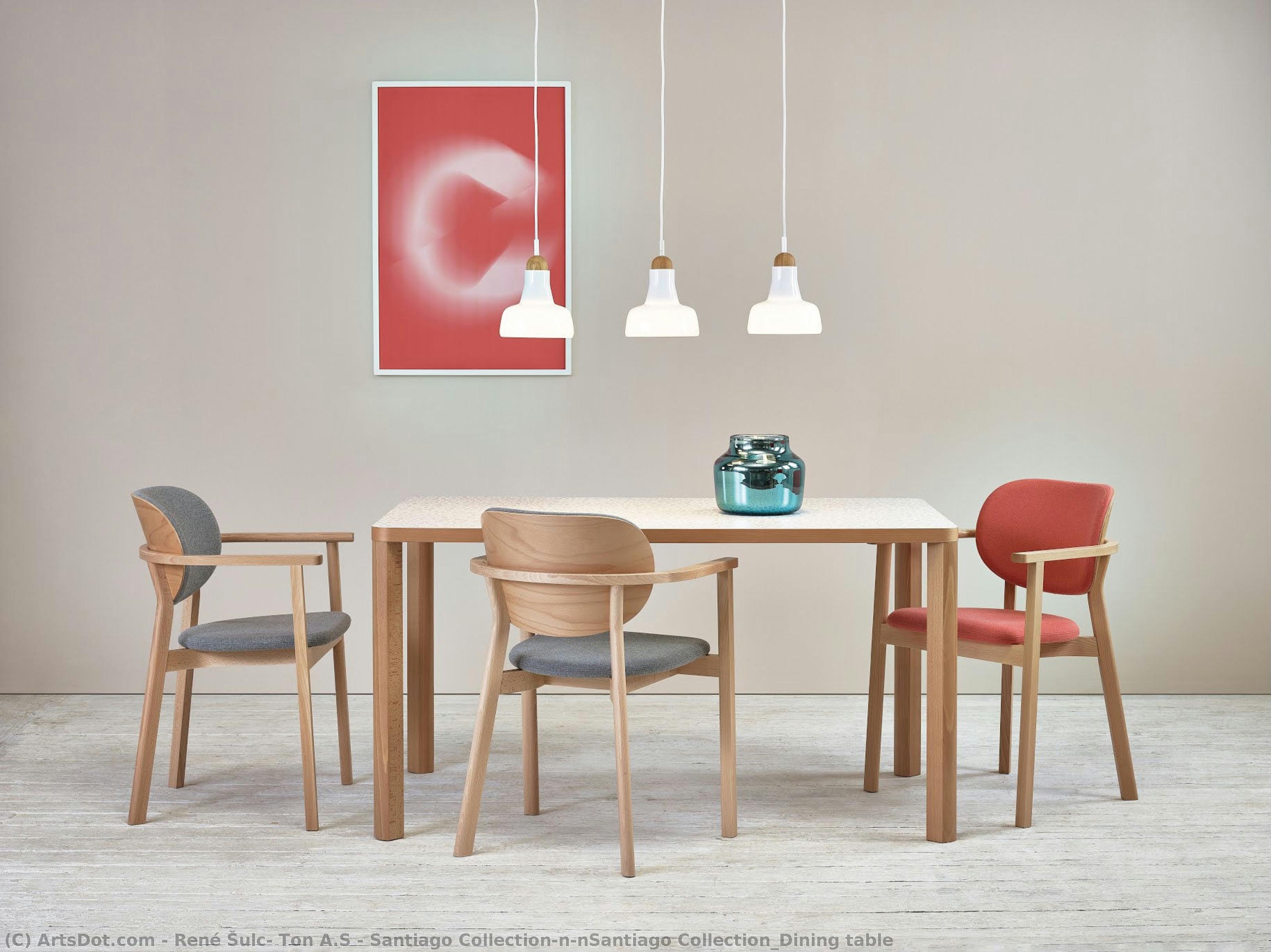 Santiago Collection\n\nsantiago Collection_dining Table — René Šulc, Ton A.s
