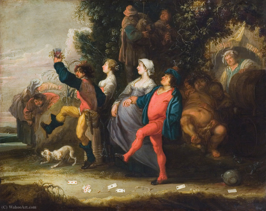 Village Procession. — Simon De Vos