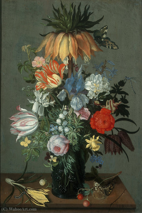 Flower Still Life With Crown Imperial — Johannes Bosschaert