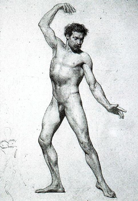 Study Of A Male Nude 2 — Mariano Fortuny