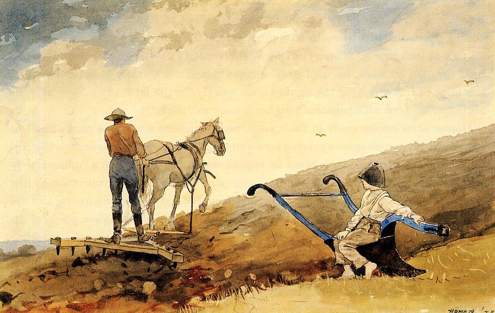 Harrowing — Winslow Homer