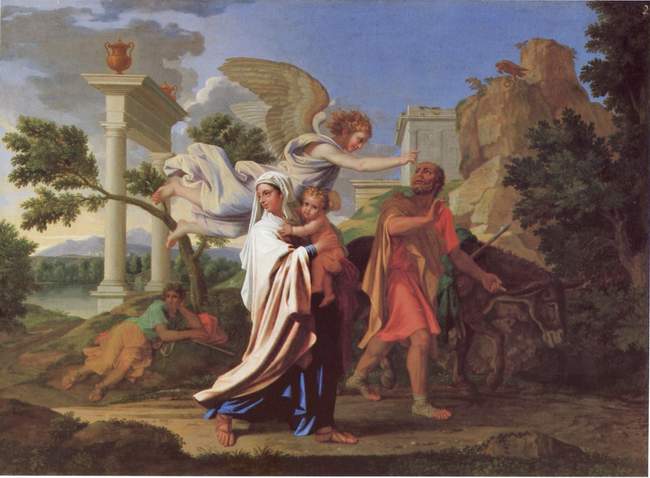 The Flight Into Egypt — Николай Пуссен