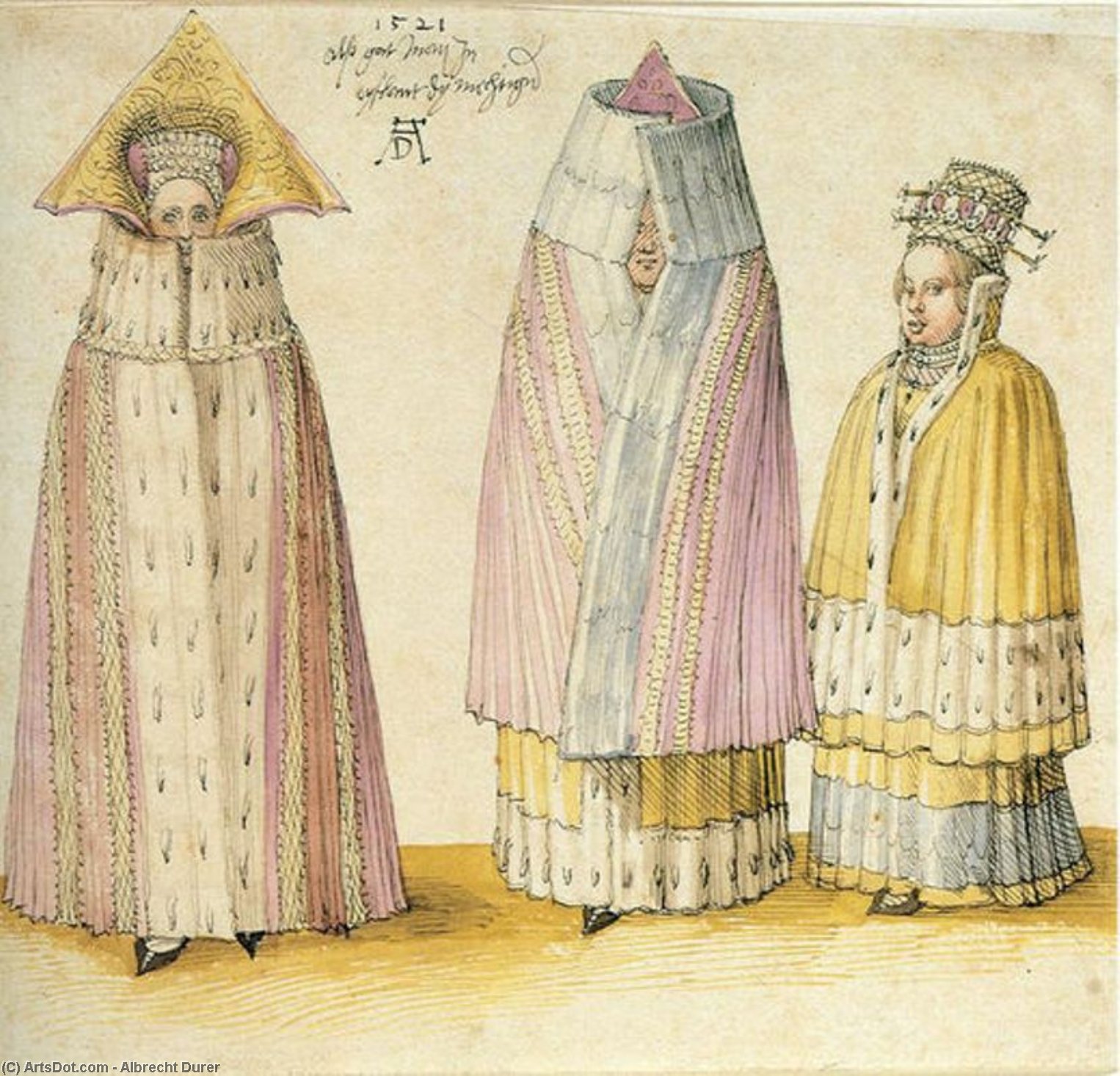 Three Mighty Ladies From Livonia — Albrecht Dürer