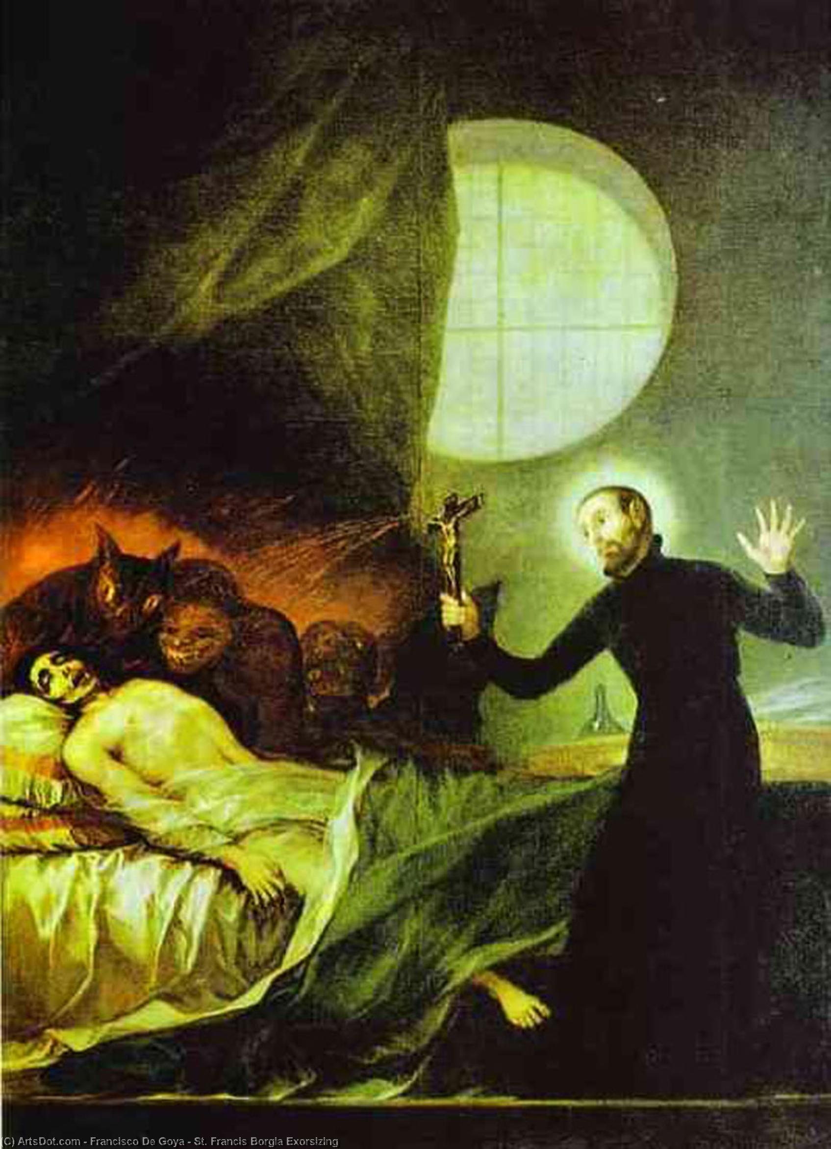St. Francis Borgia Exorsizing — Francisco José De Goya Y Lucientes