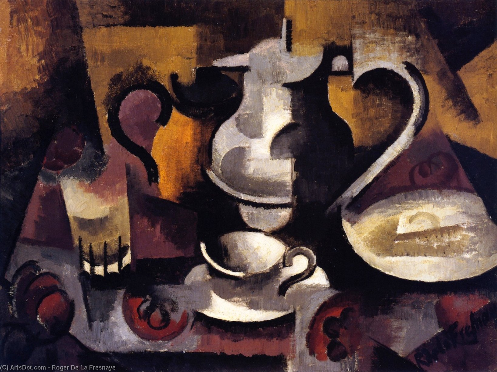 Still Life With Three Handles — Roger De La Fresnaye