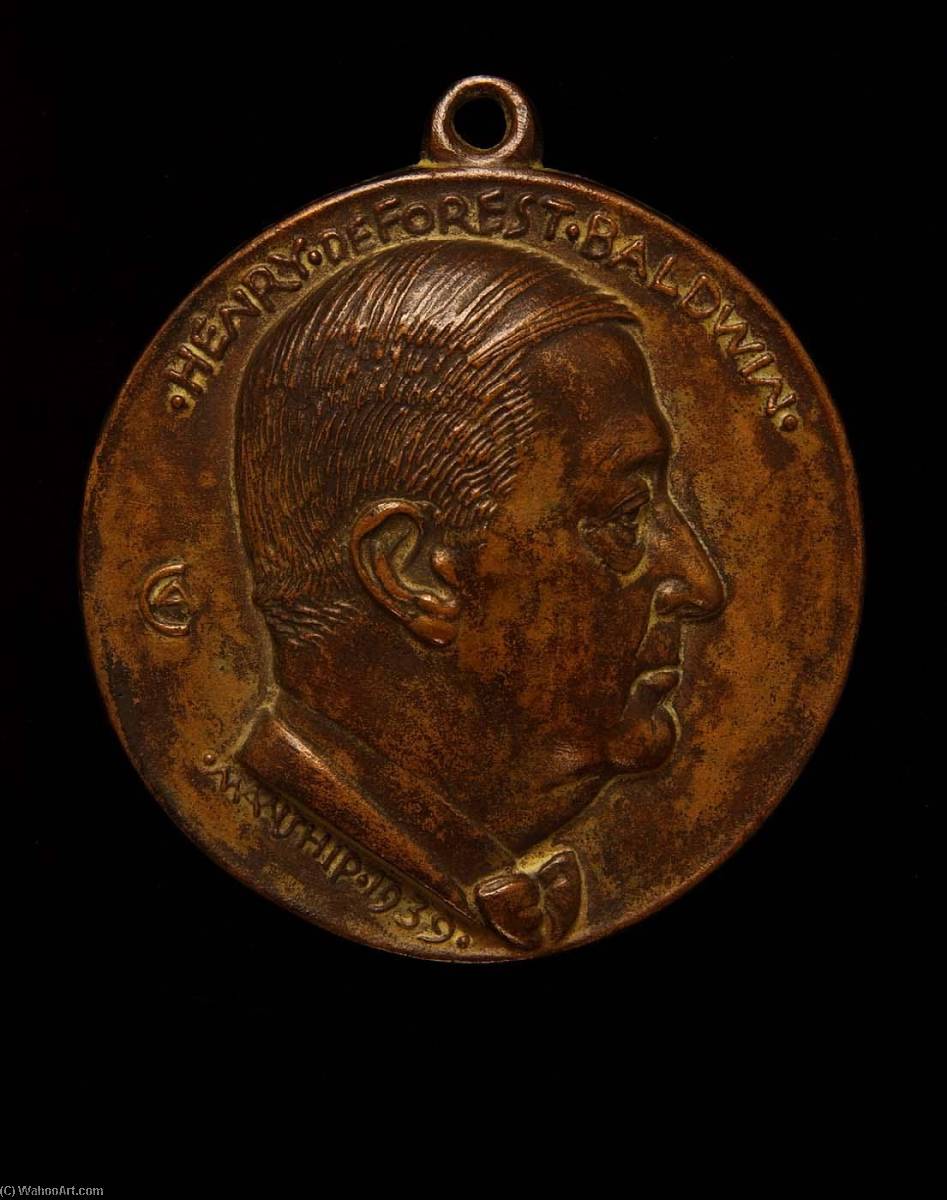 Henry De Forest Baldwin Portrait Medal (obverse) — ポール・マンシップ
