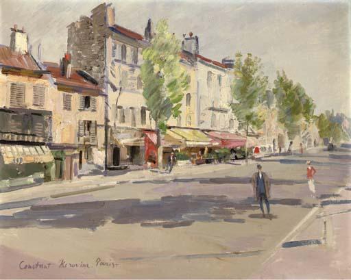 Spring Landscape In The Suburbs Of Paris — Konstantin Alexeievitch Korovin