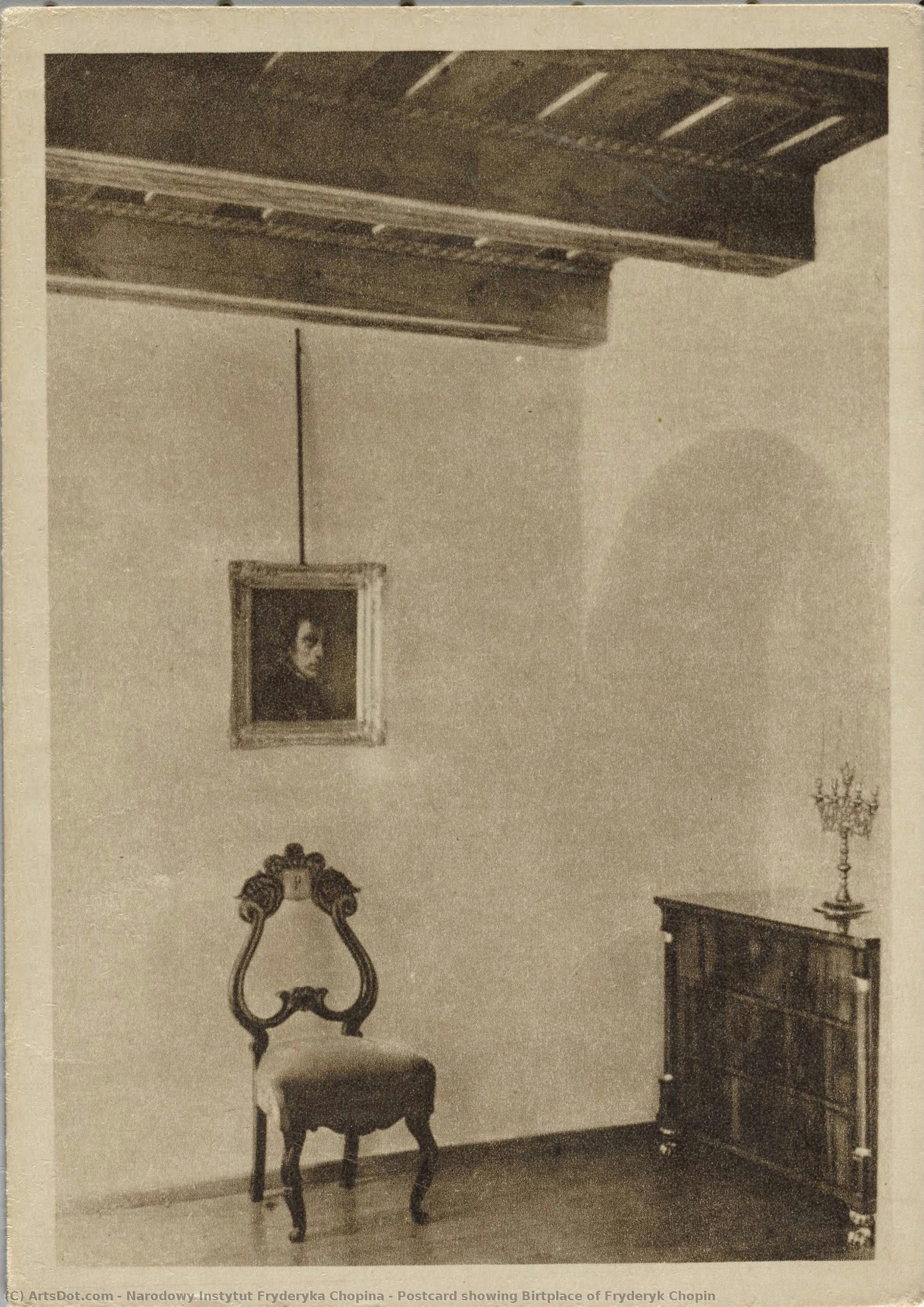 Postcard Showing Birtplace Of Fryderyk Chopin — Narodowy Instytut Fryderyka Chopina
