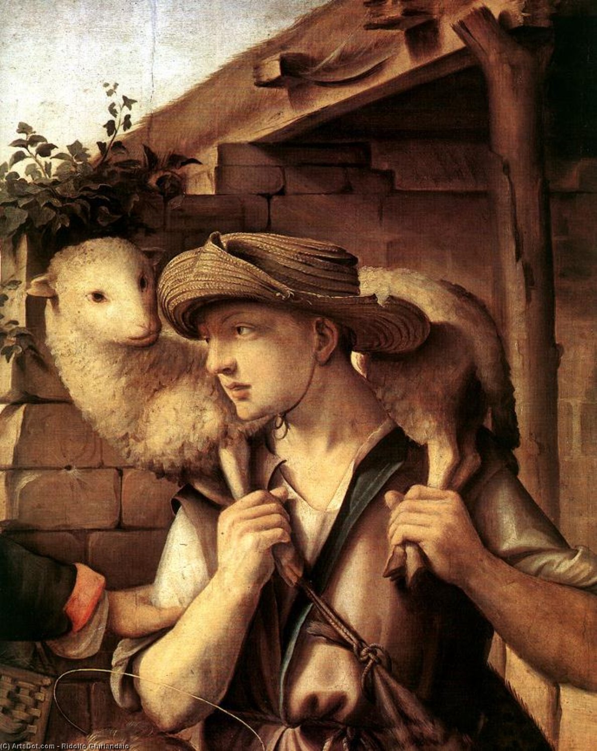 Adoration Of The Shepherds (detail) — Michele Di Ridolfo Del Ghirlandaio (michele Tosini)