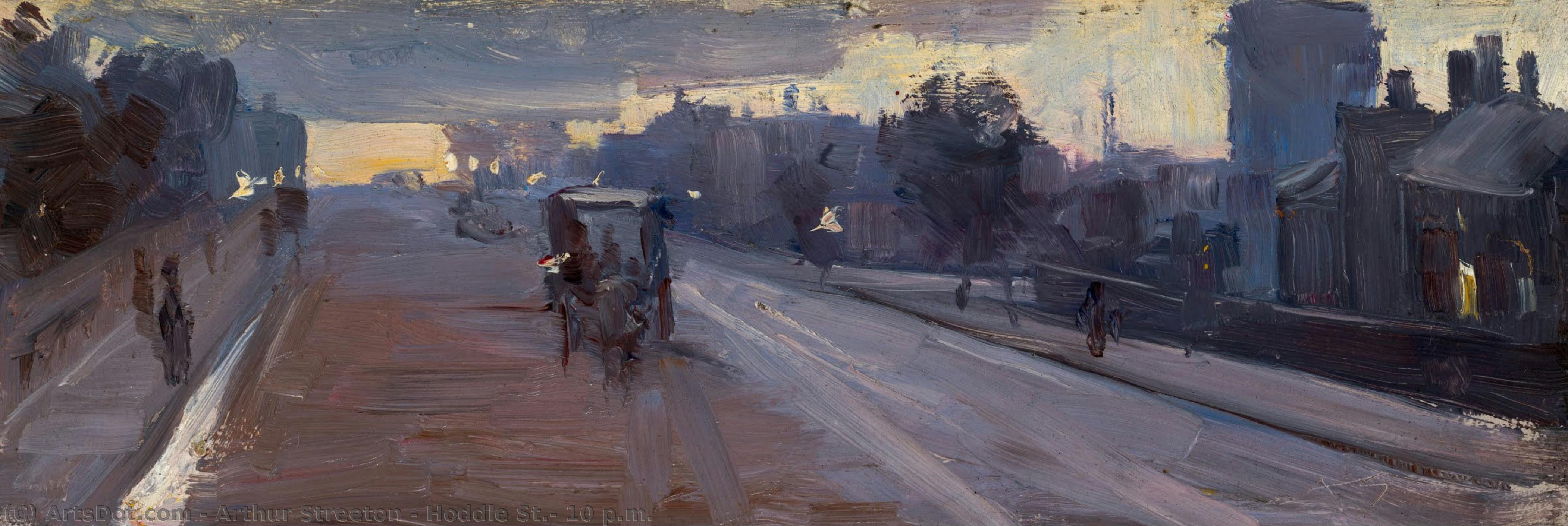 Hoddle St., 10 P.m. — Arthur Streeton