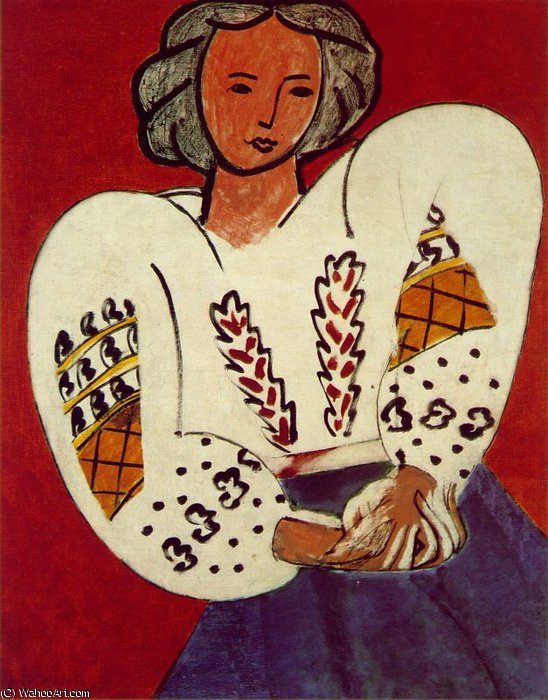 The Rumanian Blouse, Musee National — Henri Matisse