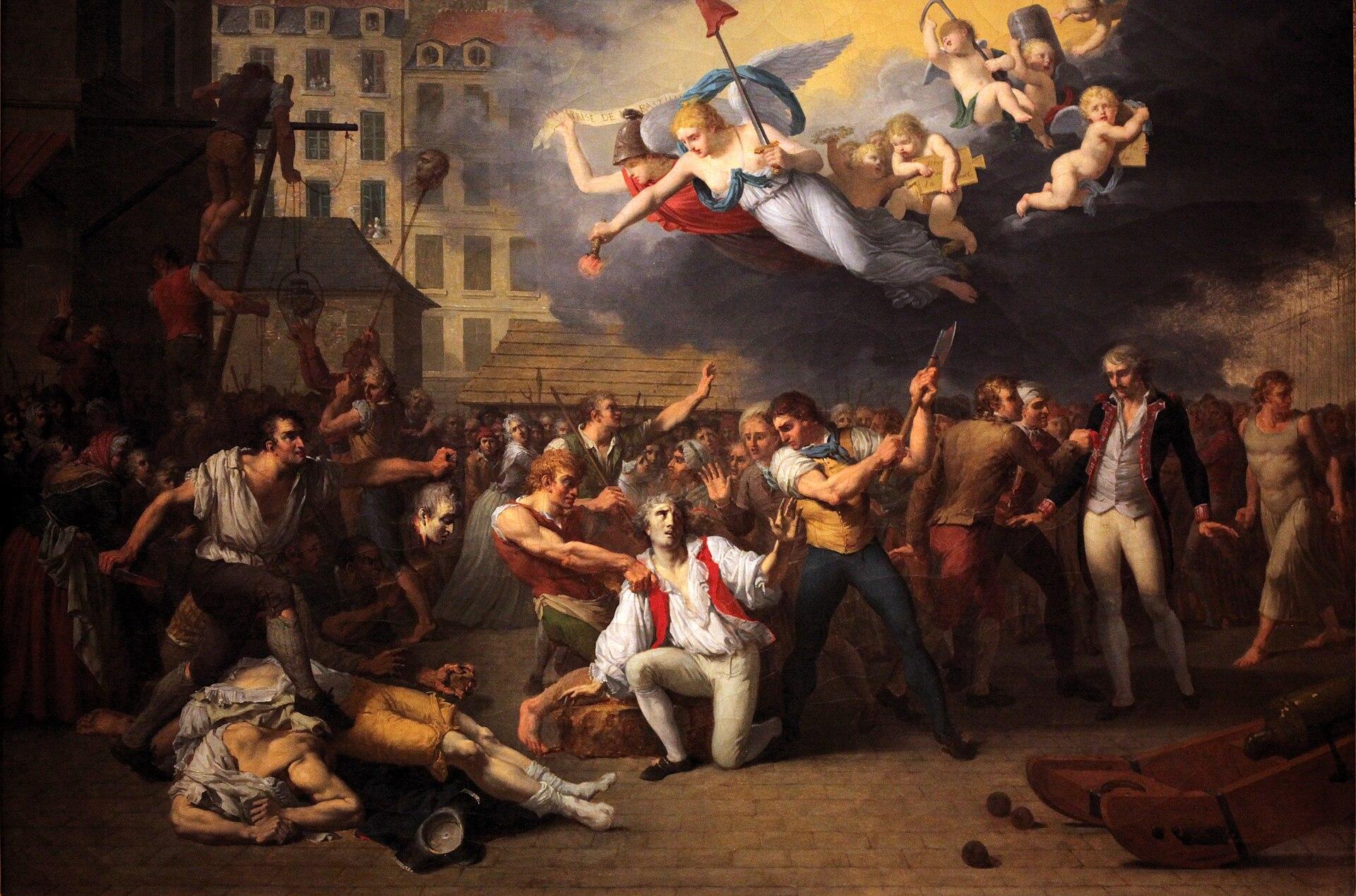 Le Marquis De Pelleport (1754-1807) Tente, En Vain, De Sauver Le Major De La Bastille, Antoine-jérôme De Losme-salbray, Le 14 Juillet 1789 — Charles Thévenin