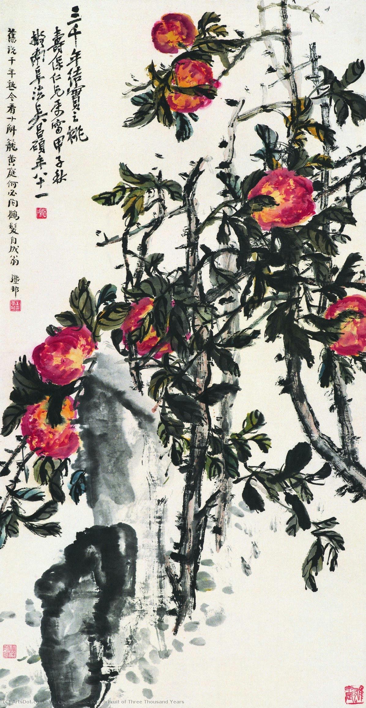 Peach Fruit Of Three Thousand Years — Wu Changshuo