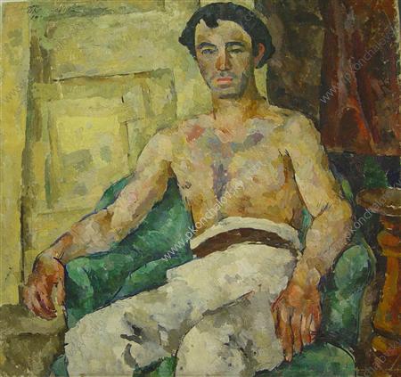 Portrait Of Artist Leonard Mikhailovich Bunatyan — Pyotr Konchalovsky
