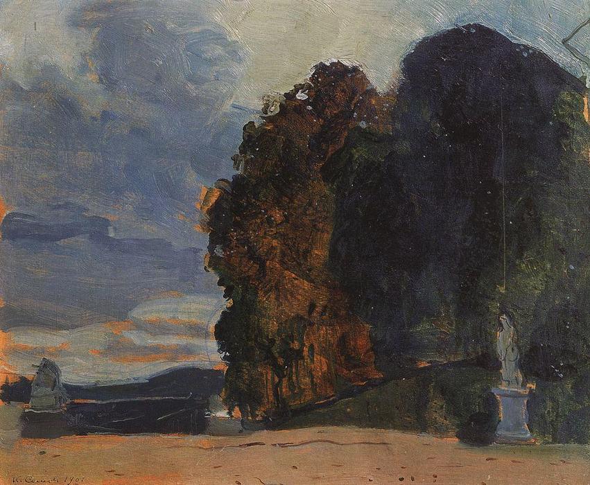 In The Park Of Versailles — Konstantin Andreevic Somov