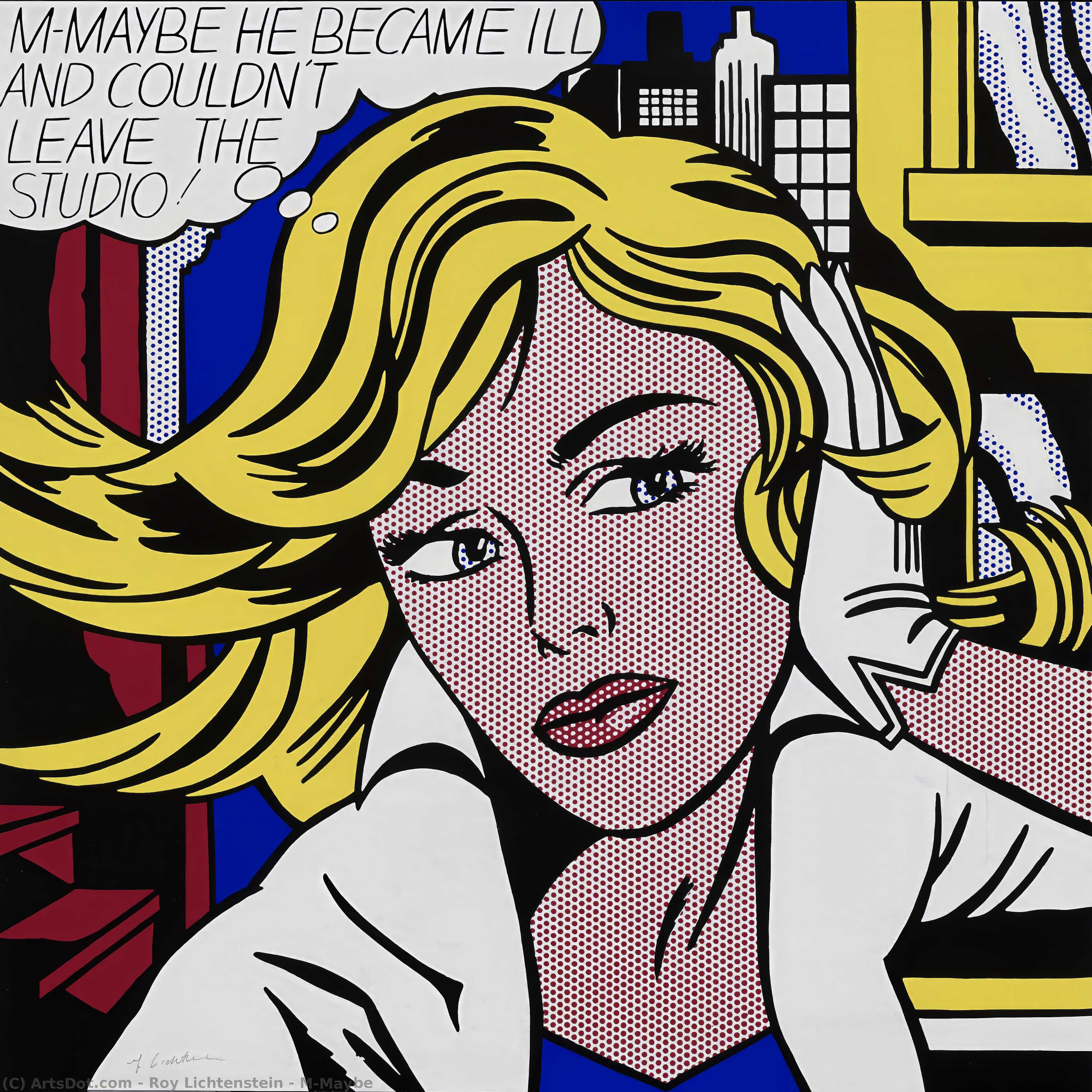 M-quizás — Roy Lichtenstein