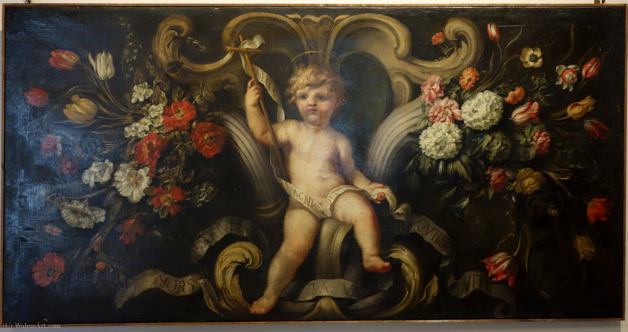 Antependium With St. John The Baptist, By Domenico Piola And Stefano Camogli — Domenico Piola