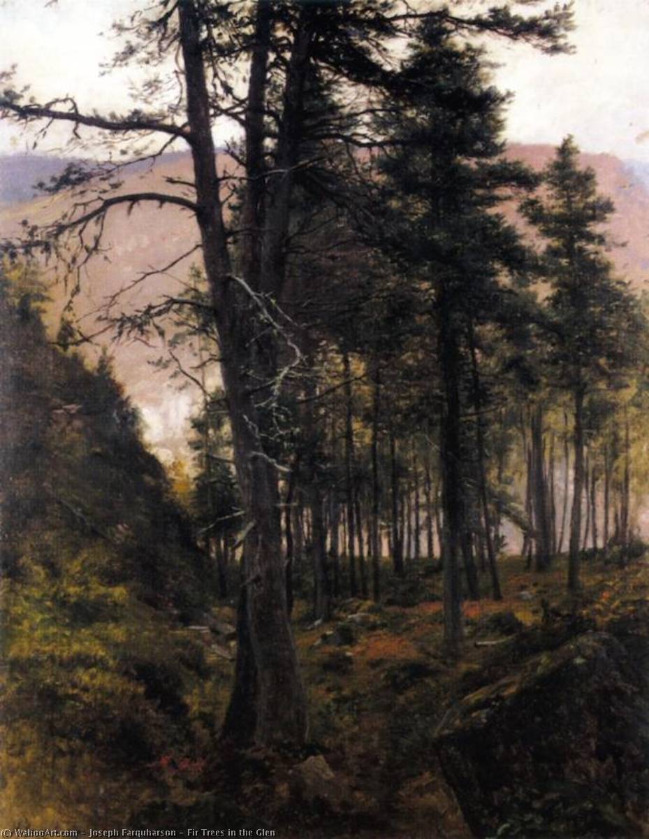 Fir Trees In The Glen — Джозеф Фаркуарсон