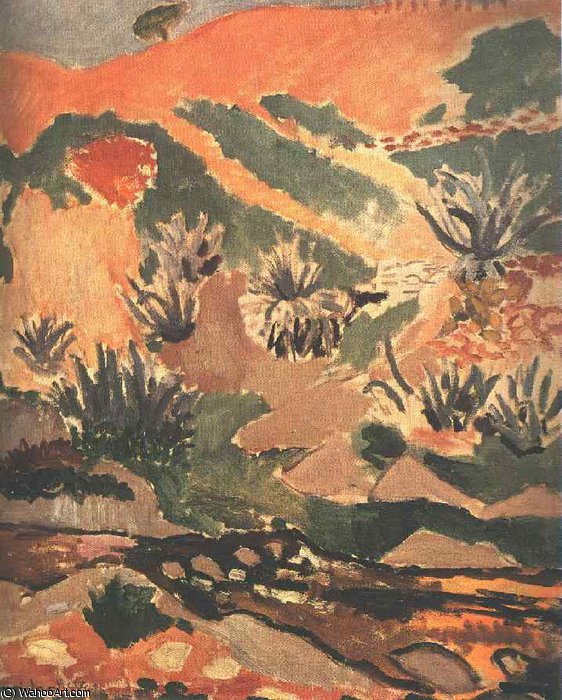Landscape With Brook (brook With Aloes), Priva — Henri Matisse