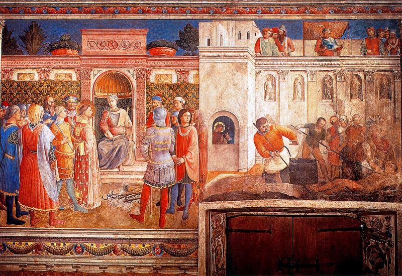 The Judgment And Martyrdom Of Saint Lawrence — Fra Angelico