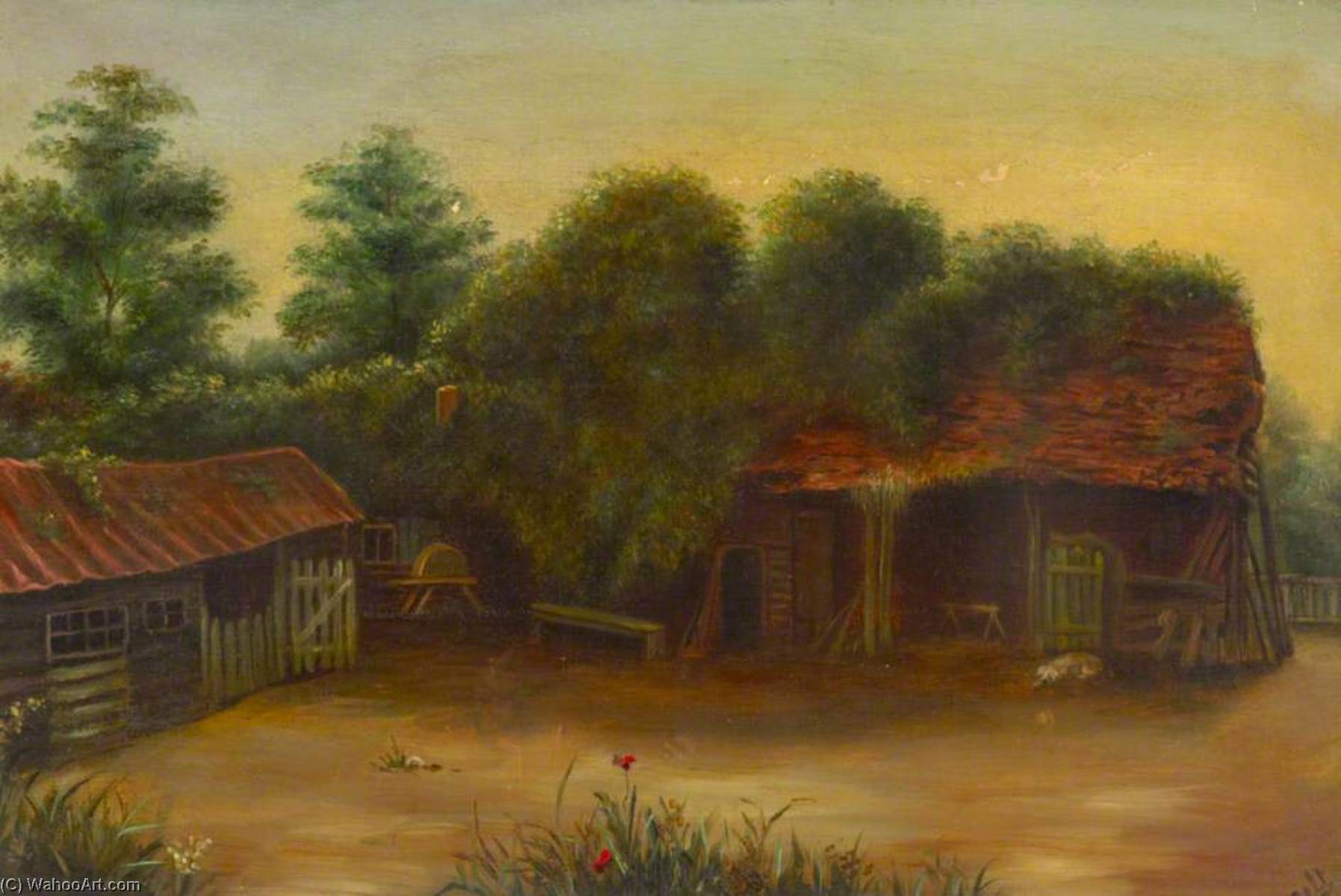 Old Barn (formerly Back Of Dulwich Gallery) — Frank Graham Bell