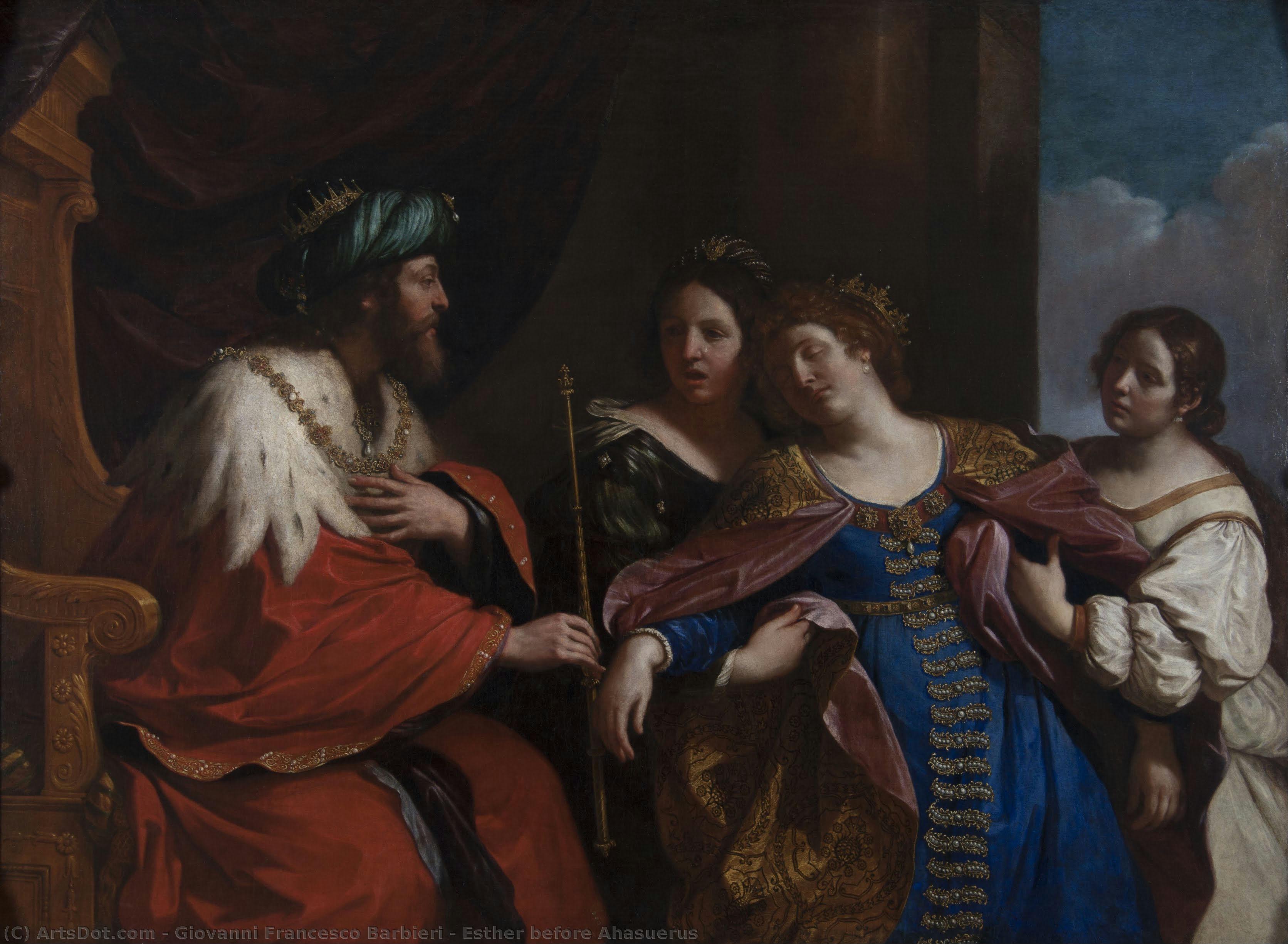 Esther Before Ahasuerus — Гуерчино (il Guercino)