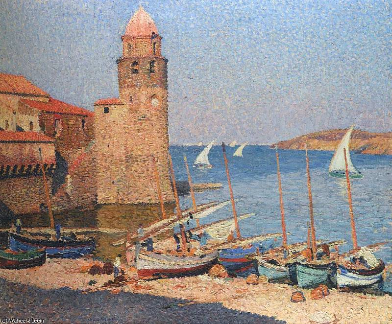 Port Collioure - (03) — Henri Jean Guillaume Martin